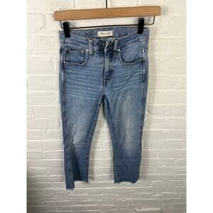 Madewell Women's Cali Demi Bootcut Jeans Denim Stretch Blue Size 24 Petite
